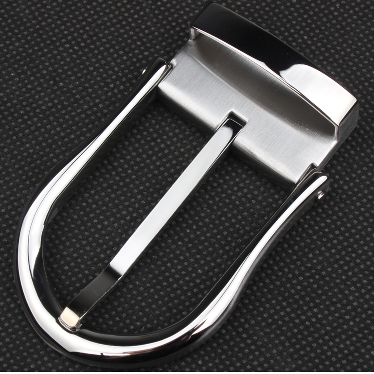 卡帝乐鳄鱼男式裤腰带男士皮带不锈钢针扣尾夹扣头腰带防过敏卡子3.