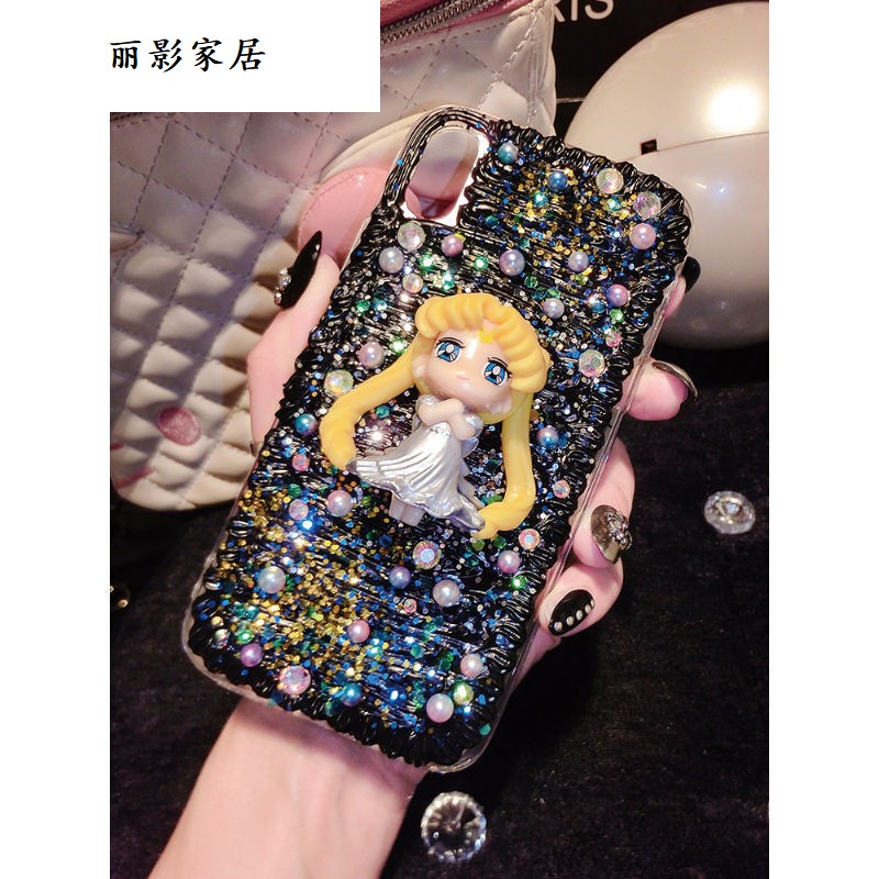 diy手机壳奶油胶材料包手工制作自制套餐仿真奶油手机壳做套装配红色