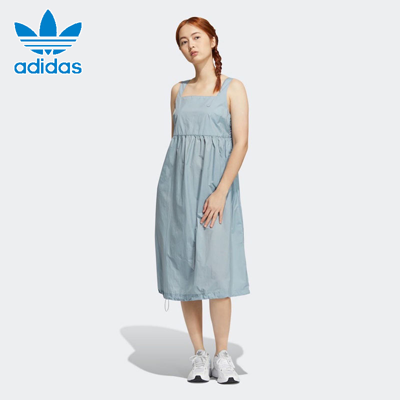 yysports adidas阿迪达斯三叶草女裙透气休闲运动连衣裙hp0084 hp0084