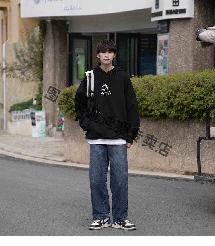 65tumeiqi十几岁中学生高中生大学生男生穿的春季男士牛仔裤复古做