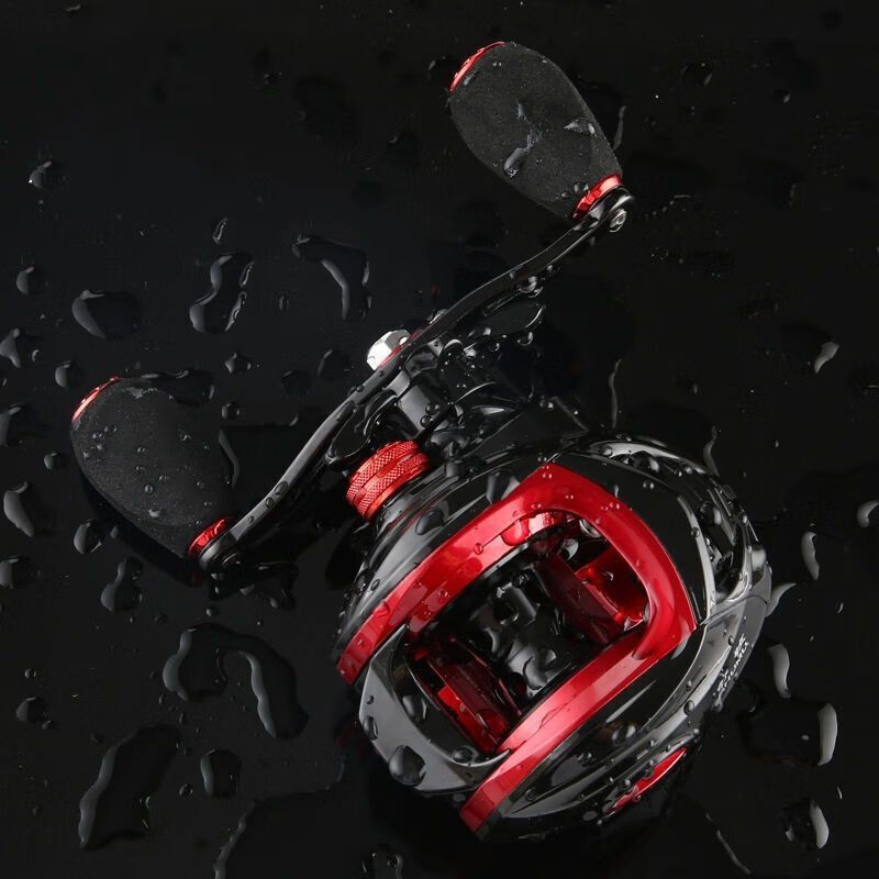 放心购水滴轮套装全属18轴防炸线打黑翘嘴桥钓筏竿专用手鱼轮渔线轮