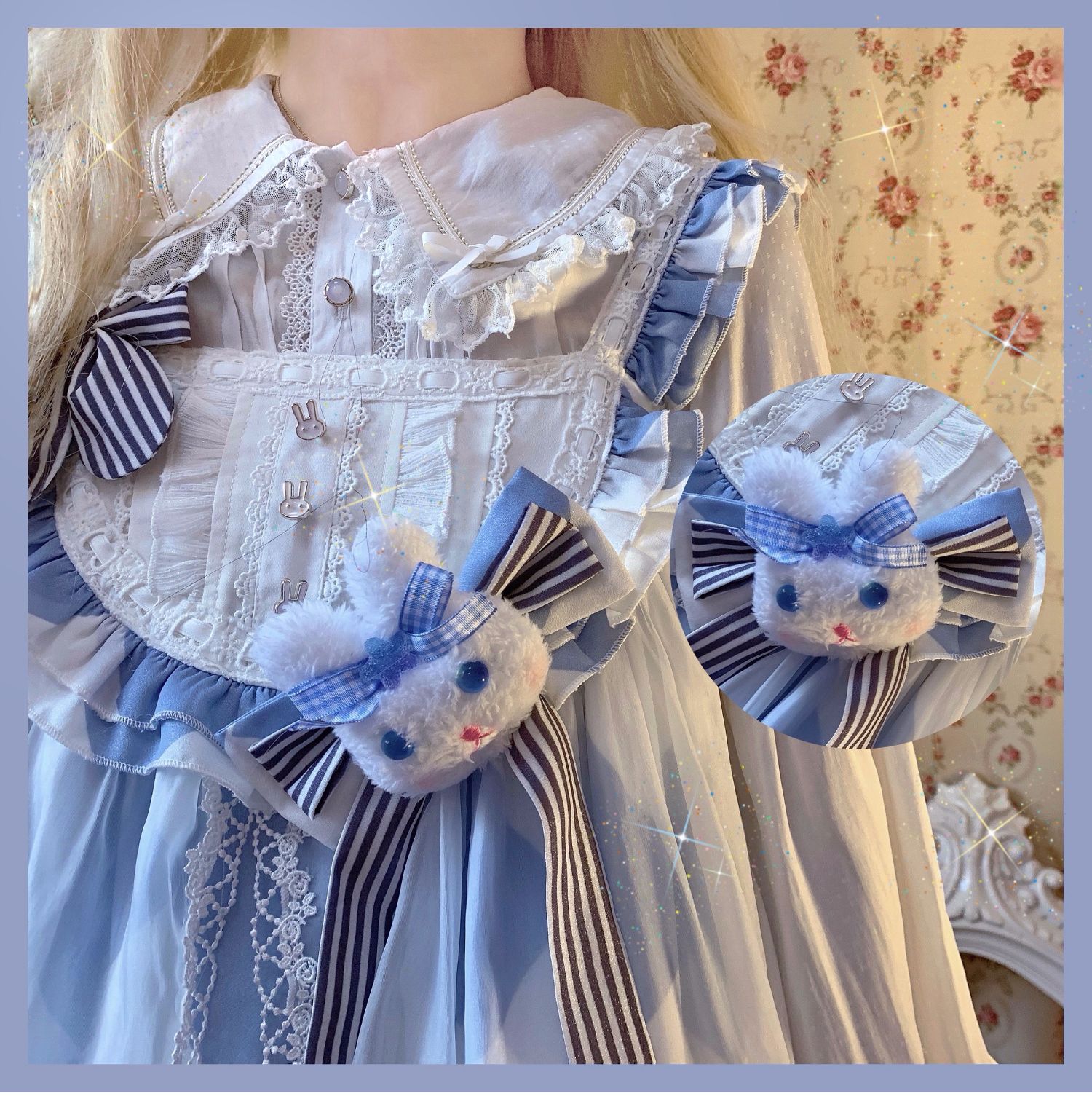 京选品质高档轻奢兔子爱丽丝jsk原创lolita裙洛丽塔洋装甜系可爱吊带