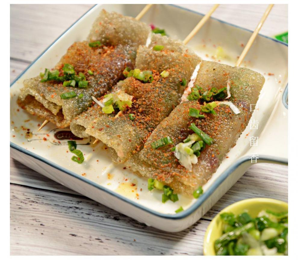 重庆特产鲜苕皮140g/袋烧烤专用整张苕皮火锅麻辣烫商用红薯粉皮 8袋