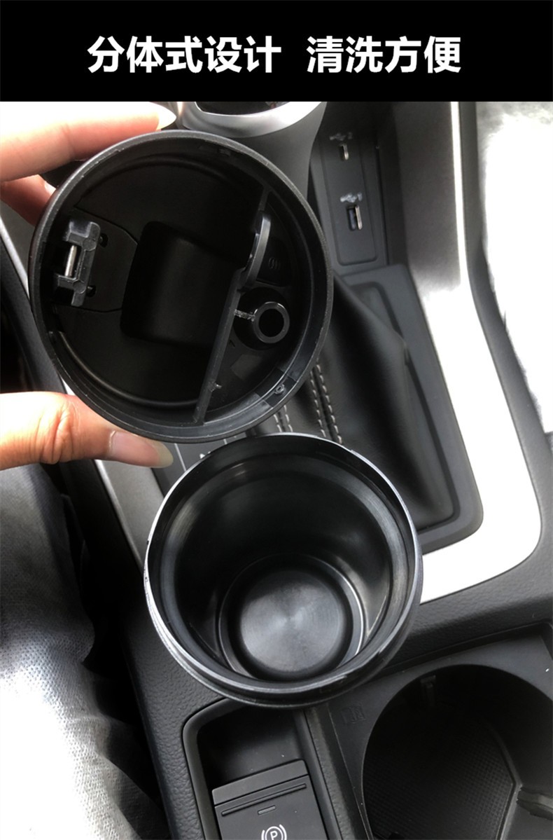 洞狮适用于19款20年奥迪a4l原汽车载烟灰缸a5q3q5q7a3a7a6l专用烟缸