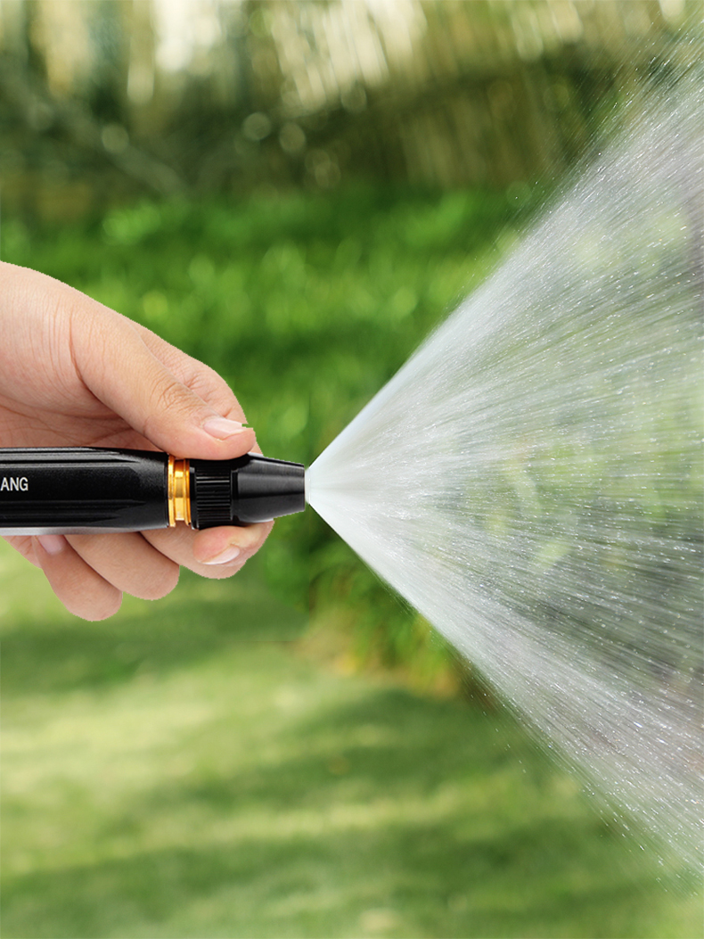 直喷式洗车水枪喷头家用高压便携增压冲水枪头水管喷水枪工具套装可