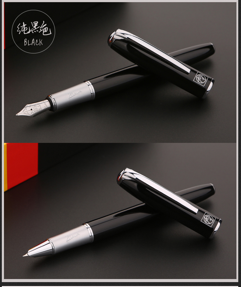 毕加索和平鸽钢笔毕加索钢笔916美工笔弯头弯尖成人钢笔男士耐辉顿