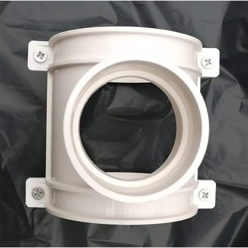 110pvc排水管快速三通 抢修三通 补漏三通抢修器卡式三通开口三通 1