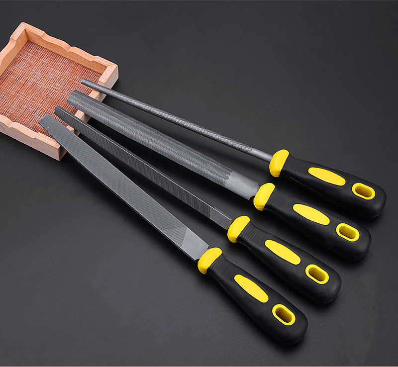 高碳钢金刚挫刀合金三角锉手工打磨工具木工矬子半圆挫小挫刀 8寸圆锉