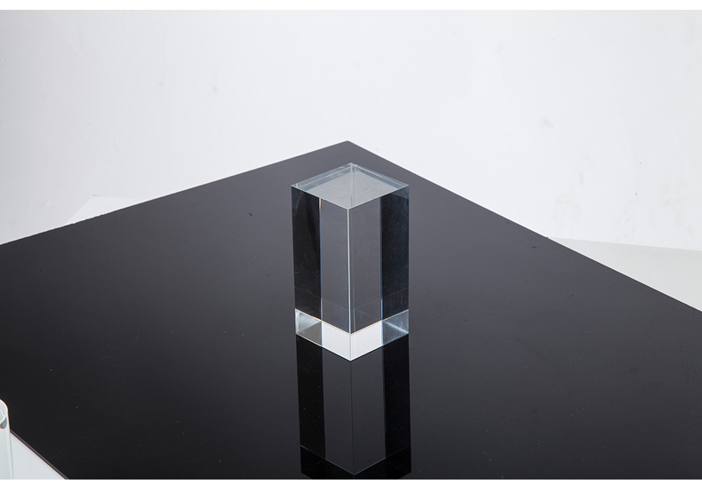 透明亚克力柱 化妆饰饰品拍摄支架立方体长方块 玻璃柱支撑柱摄影拍照