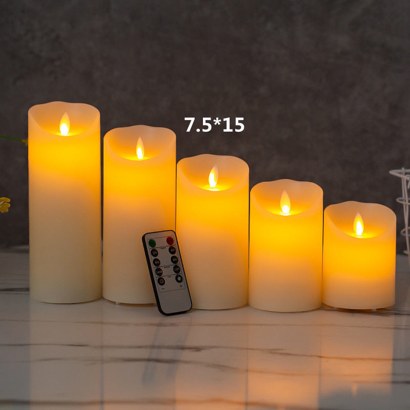 电子蜡烛仿真摇摆充电遥控led电子蜡烛灯假婚庆生日剧本杀道具床头小