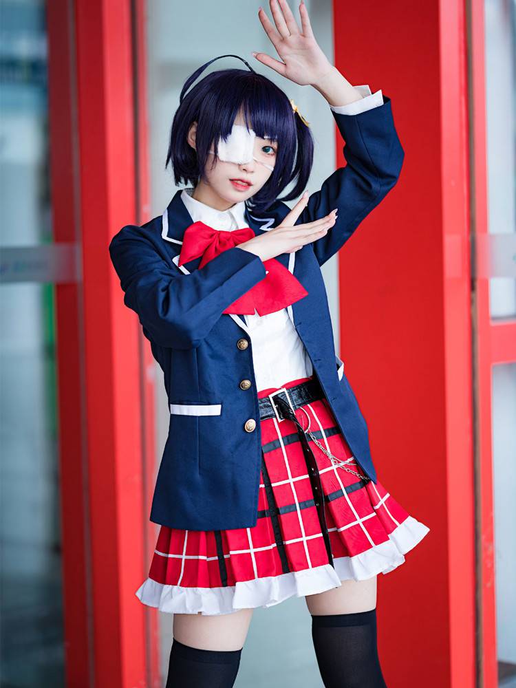 动漫人物cos服 中二病也要谈恋爱 小鸟游六花校服套装cosplay动漫服装