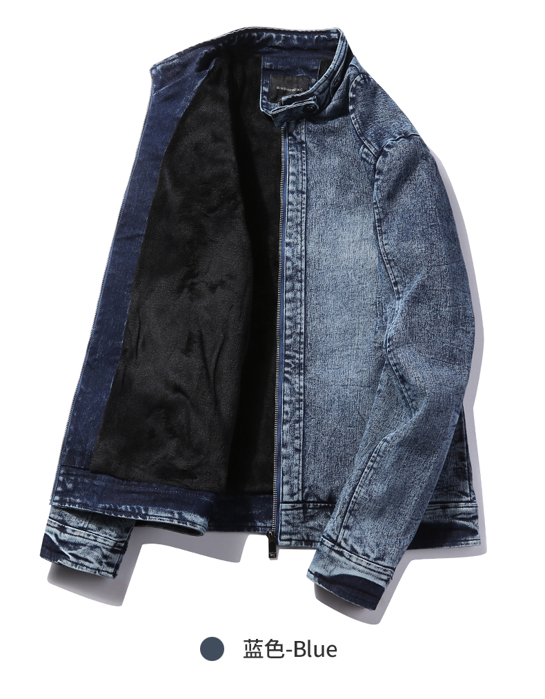 皇家保罗美国老鹰春季男士牛仔外套帅气潮牌韩版修身夹克衫立领百搭