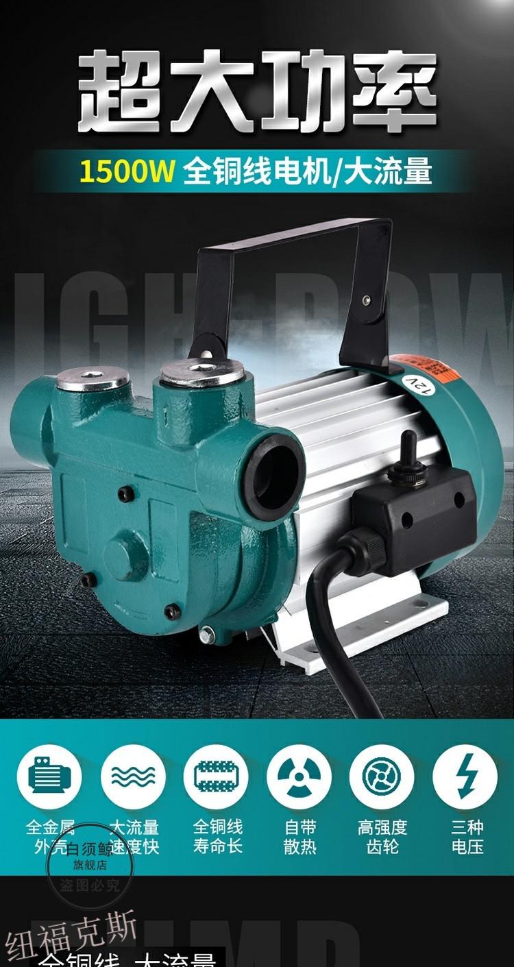 纽福克斯大功率抽油泵1224220伏油泵柴油抽油机抽油器加油机加油泵