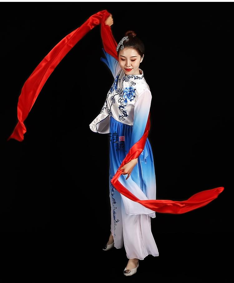 扭秧歌红绸秧歌红绸带舞蹈绸子大红绸布长彩带年会绸缎腰鼓带扭秧彩子