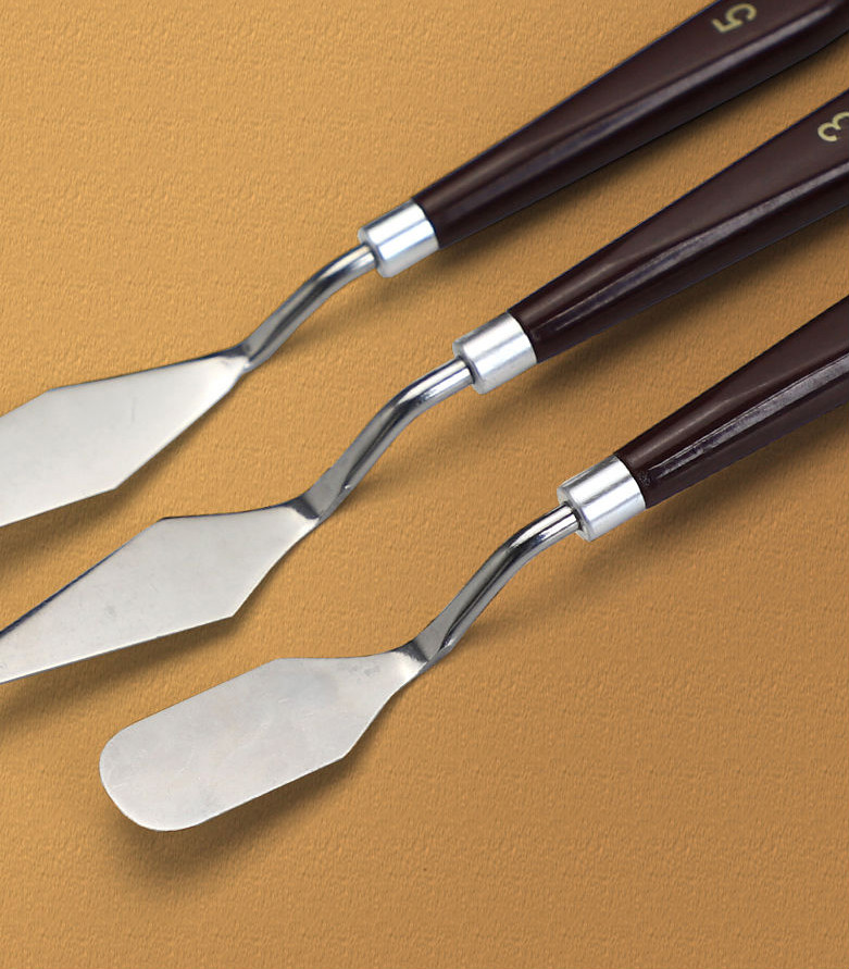 然修油画刮刀调色刀水粉调色刀刮刀油画刀丙烯颜料刀铲刀软硬适中小号