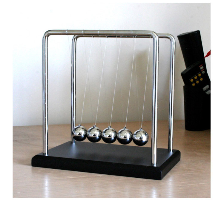 牛顿摆球能量守恒混沌摆黑科技桌面物理办公桌家居装饰品男生生日礼物