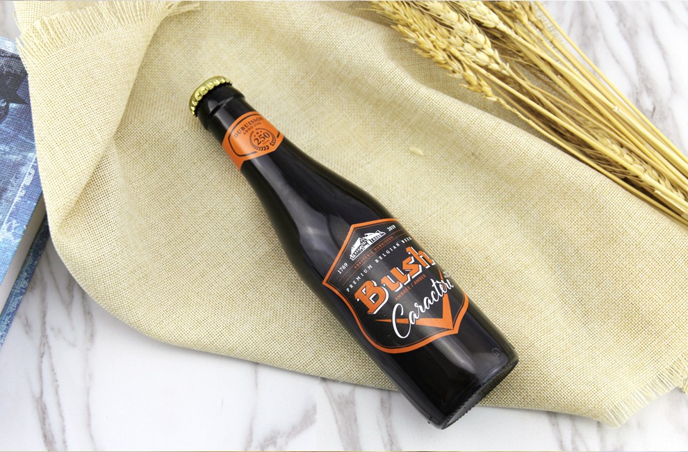 上海可发比利时进口布什系列啤酒330ml24瓶装原装高度酒桃子啤酒整箱