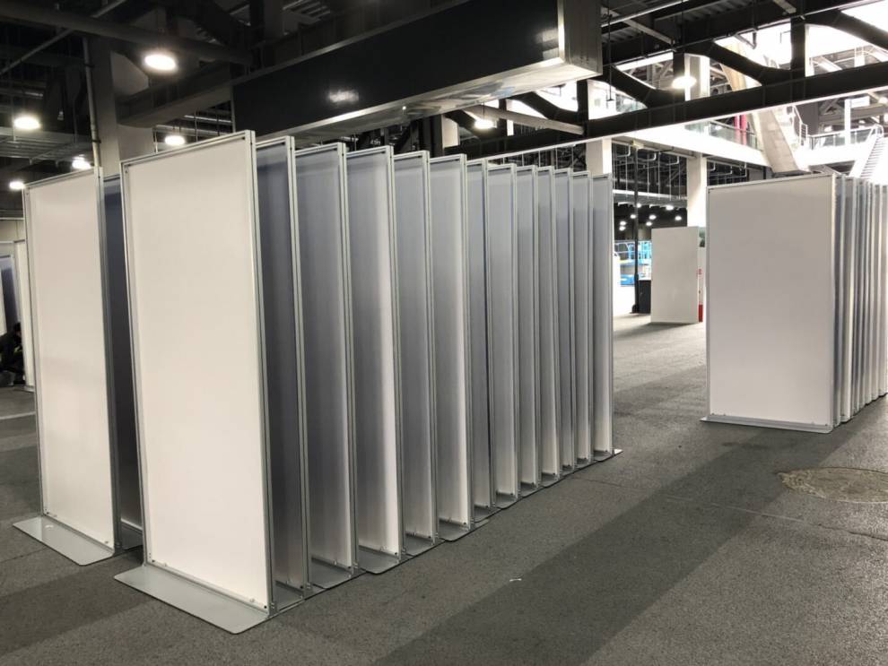 易拉宝展架 丽屏立式展架广告指示牌铝合金立牌宣传海报架易拉宝门型