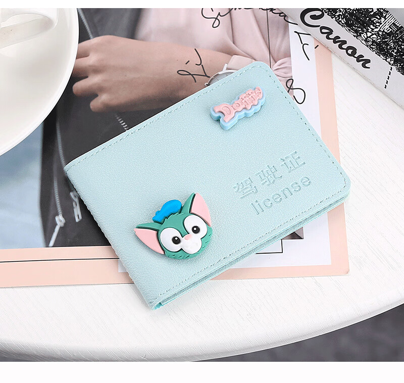 驾驶证套卡包女 可爱个性时尚皮套网红情侣行驶证二合一星黛露卡包卡