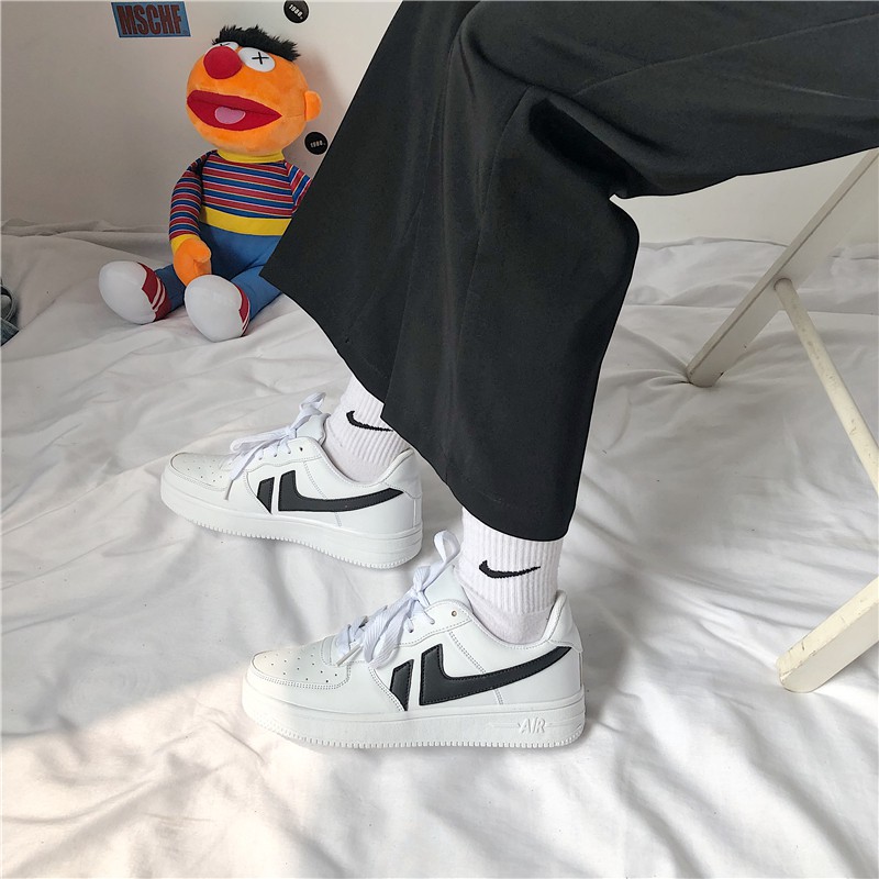 南衣库 韩版原宿ulzzang小白鞋女超火街拍百搭港风运动鞋学生bf板鞋潮