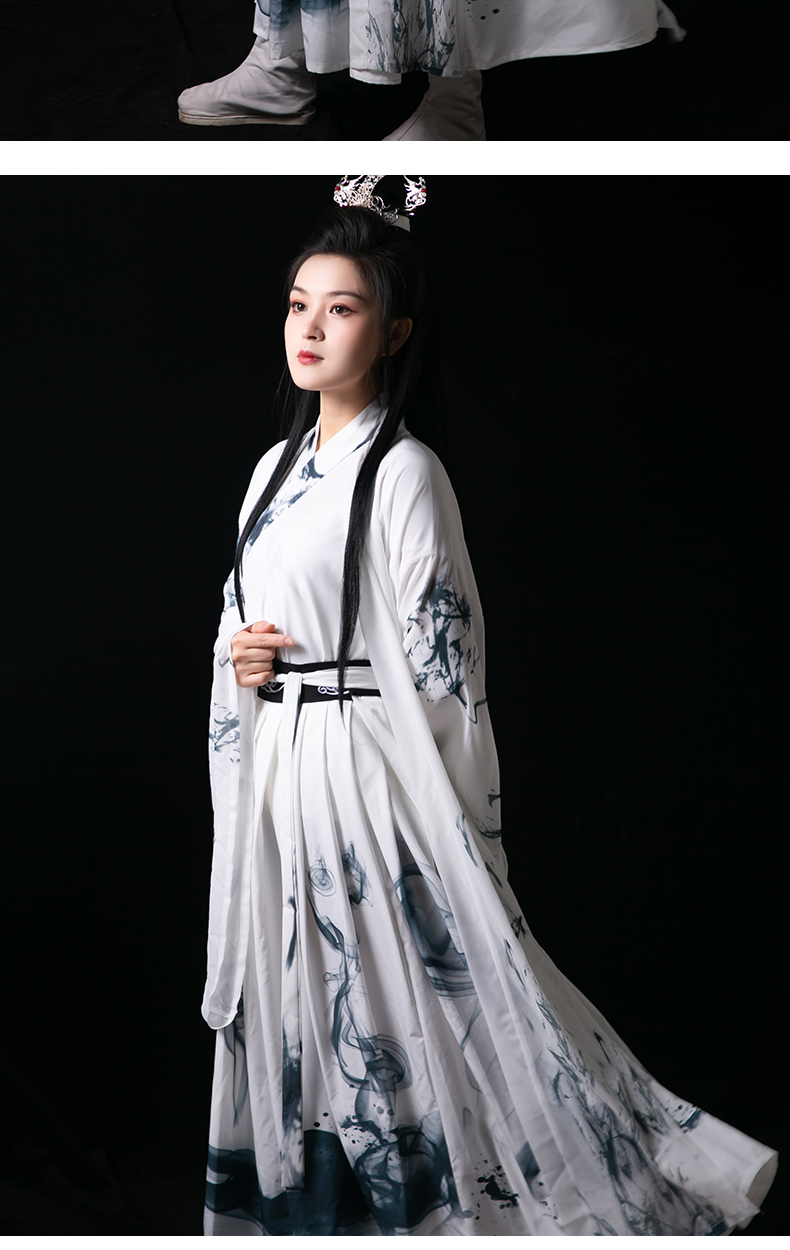 古装汉服女改良夏季超仙气齐胸襦裙广袖汉服日常全套诃子群s