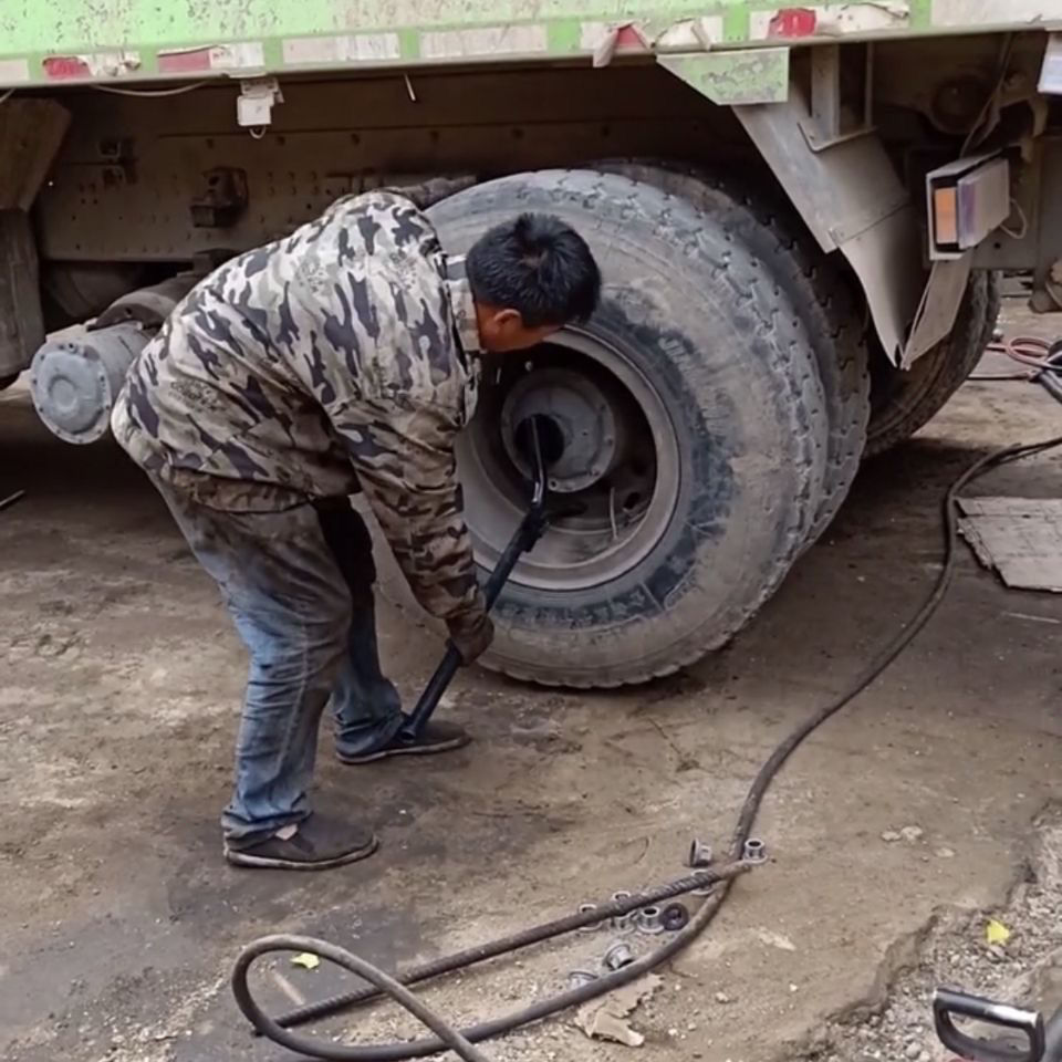 鉤胎器取胎器大車卸雙輪胎撬棍工具補胎卸輪胎拆胎器拆胎工具加長雙鉤