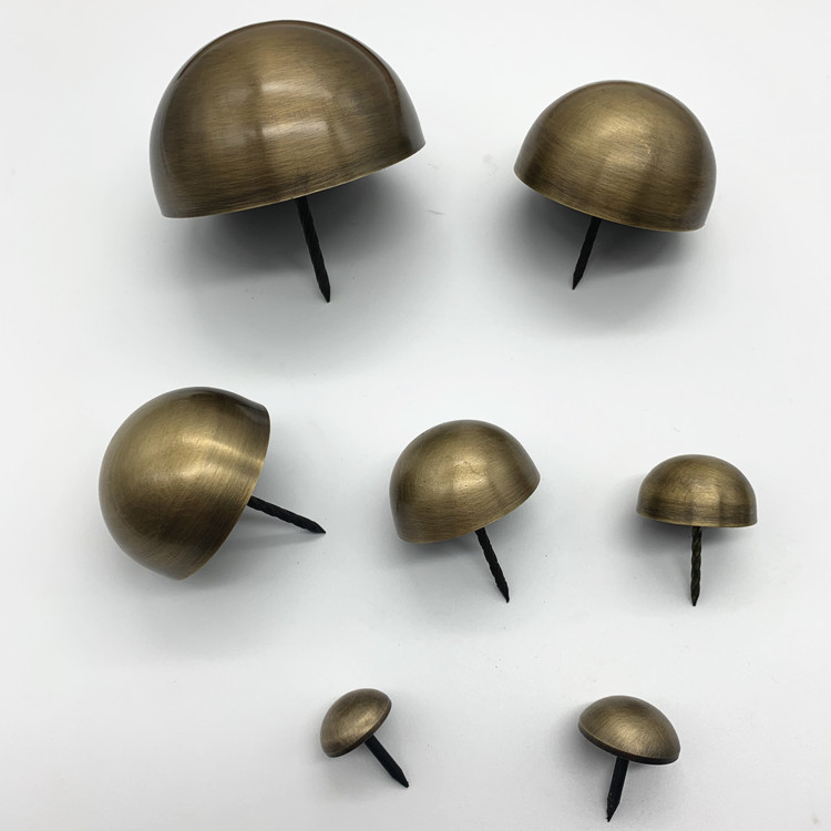 中式仿古大门铜泡钉古建院门装饰铜钉圆钉鼓钉玻璃门泡钉铜门钉 直径2