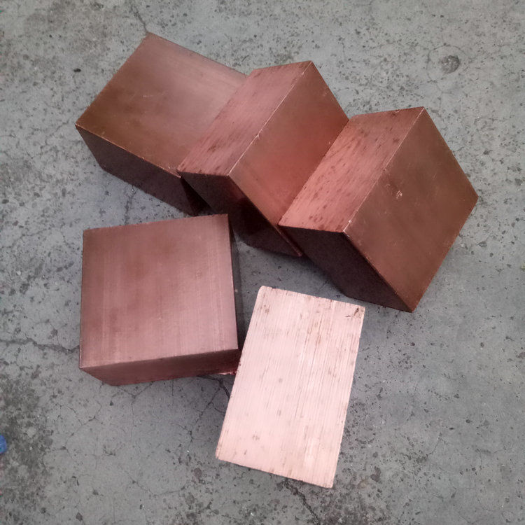 2紫铜块铜排纯铜实心四方铜块红铜块导电铜块正方形铜块 35*35*35mm