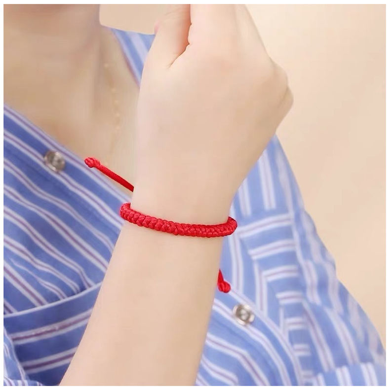 奢浮肖战同款红绳手链金刚结幸运编织手绳男女情侣本命年时尚转运礼物