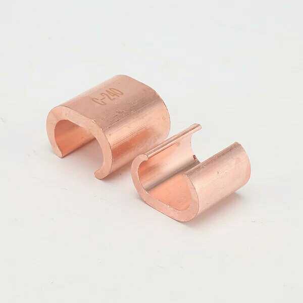 cct线夹卡16到700中间铜连接头 电线电缆分支接头铜接头c型铜线卡 cct