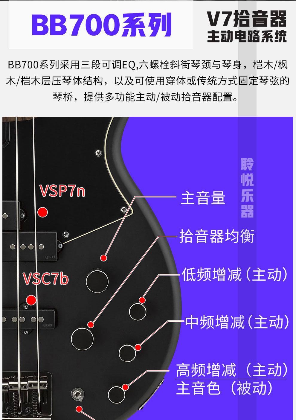 yamaha雅马哈贝斯bb234四弦5五弦演奏初学入门电贝司bassbb235五弦bl