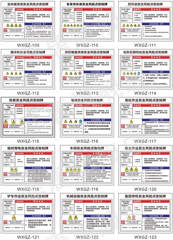 夢傾城安全風險點告知牌卡配電房倉庫機械設備生產警示標誌有限受限