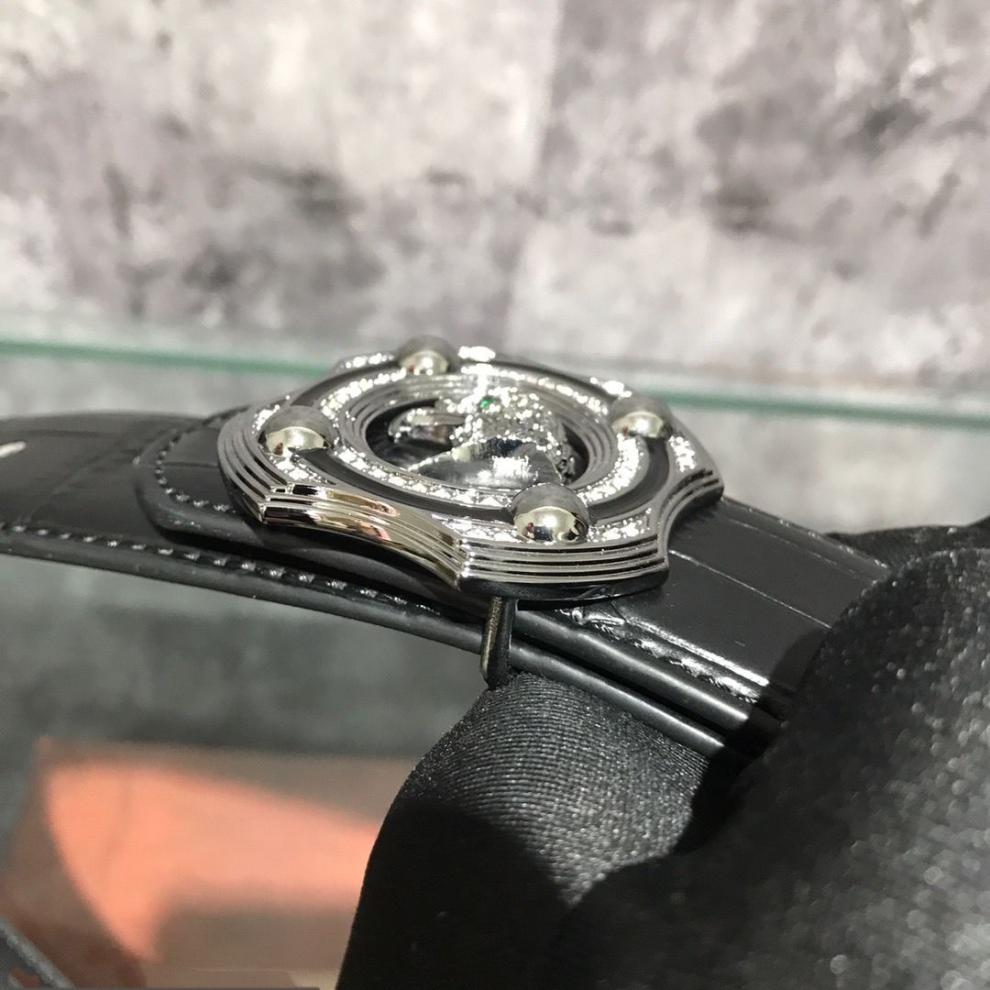 老鹰头 实心纯铜扣头 皮带 腰带 鳄鱼纹 牛皮 潮男 黑色 平滑扣 黑皮