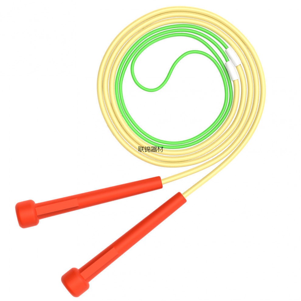 新款沙式20小学生儿童专用跳绳中考试双摇竞速跳绳不打结极速版白粉