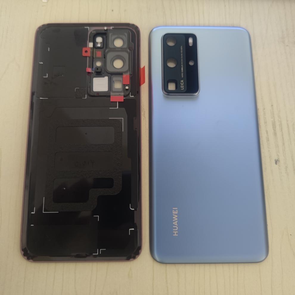 适用华为p40pro后盖原装拆机p40后玻璃盖后屏p40pro中框原拆5gp40拆机