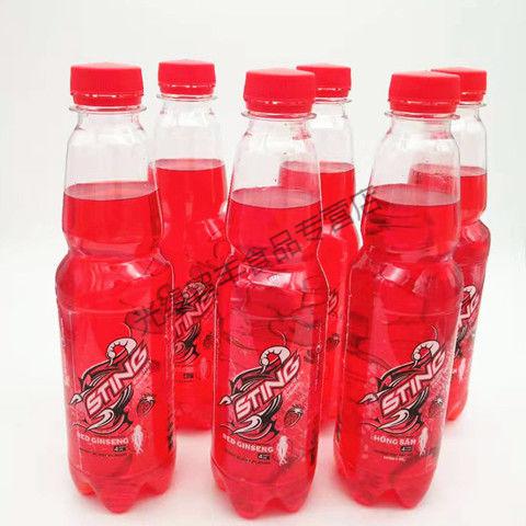 6瓶越南sting草莓味汽水碳酸饮料6瓶330mlnuoctangluc