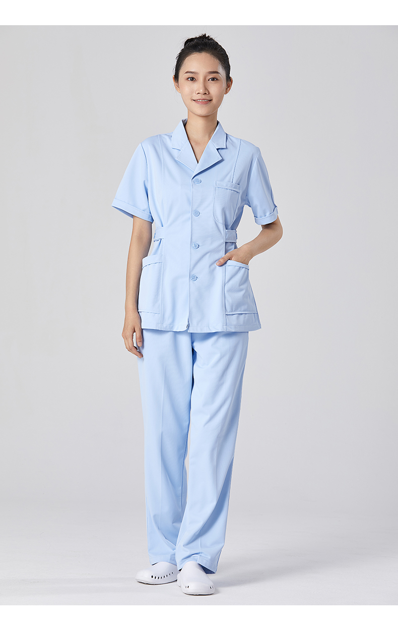护士服分体套装夏季短款工作服女短袖薄款式月子中心护理工作制服