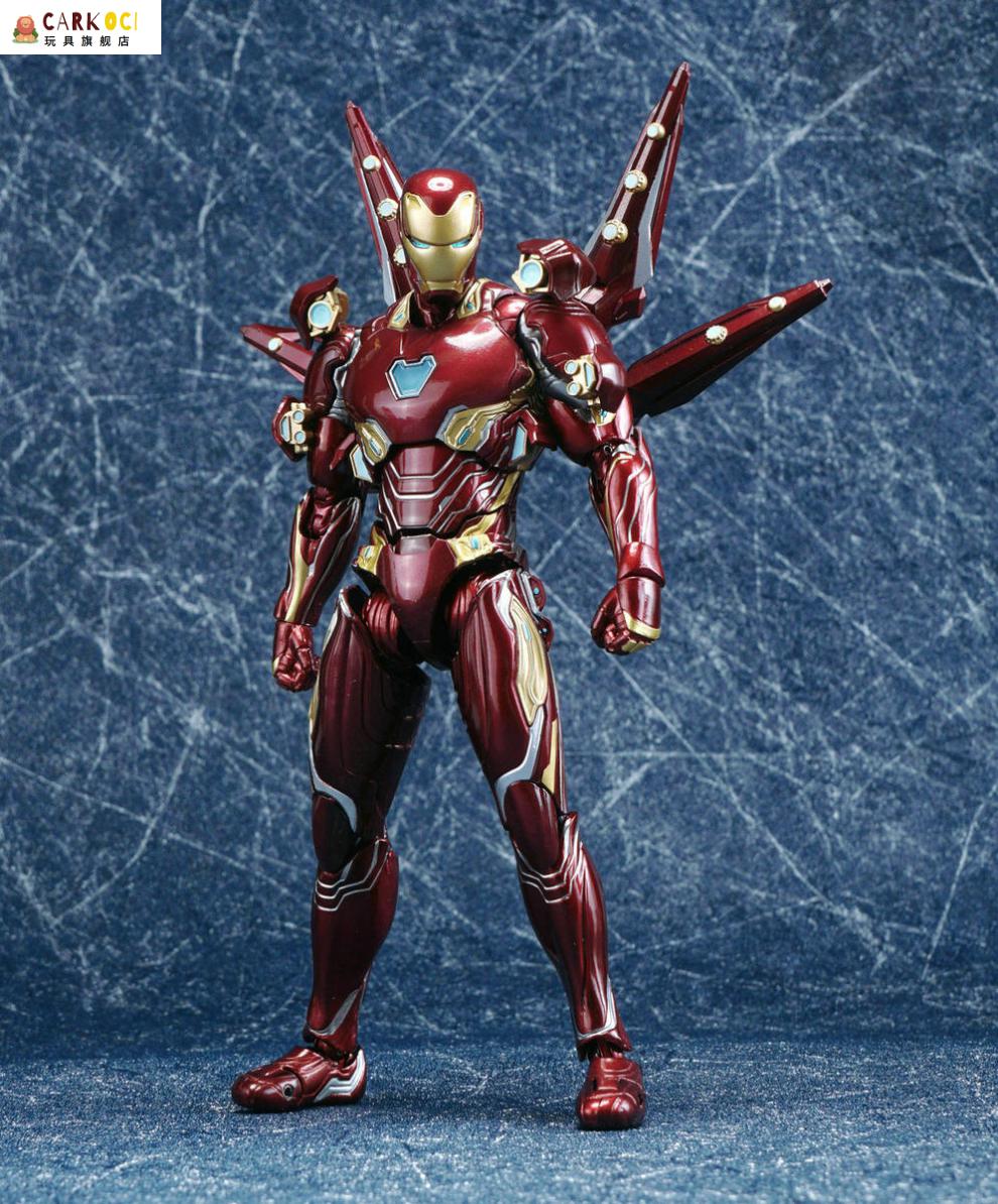 漫威shf钢铁侠mk85马克50复联限量版儿童玩具模型手办新年礼物男 mk50