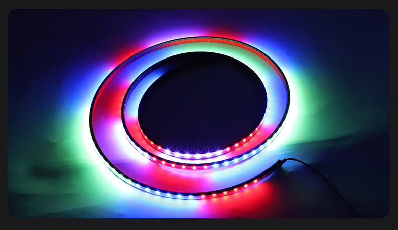 货车跑马灯大货车跑马流水灯七彩灯带装饰灯幻彩游侠灯中网流光灯信号