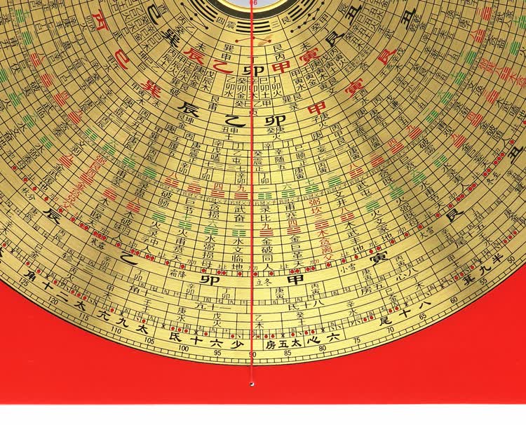栩傲柯 纯铜罗盘风水高精度10寸39层专业36层综合盘