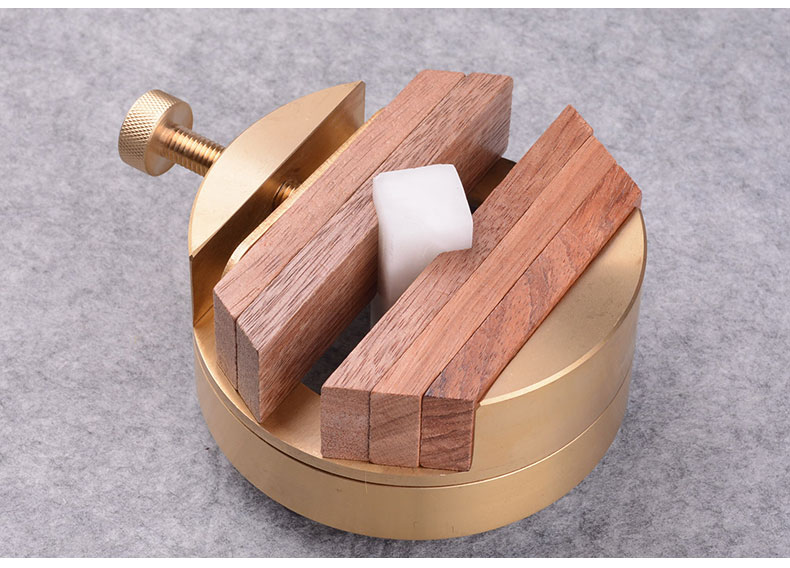 纯铜篆刻印床双头大小号纯铜印床360度旋转黄铜金属床单头篆刻印床