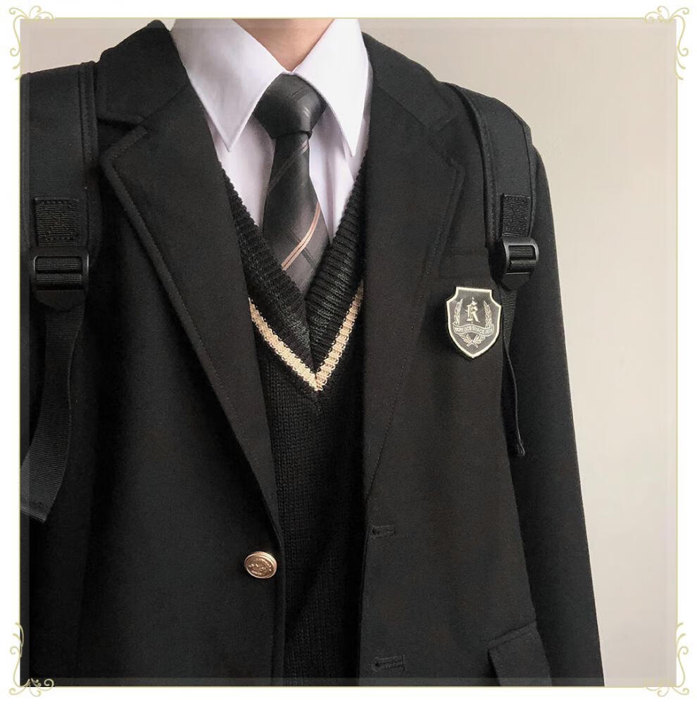 jk/dk制服原创领带西服百搭基础款 黑色-斜角【图片 价格 品牌 报价】