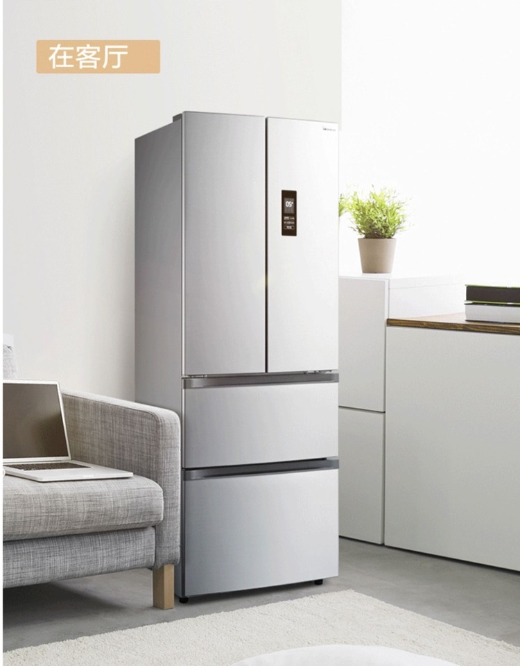 99新littleswan小天鹅bcd312wtpzl双门法式四门冰箱家用双变频无霜大