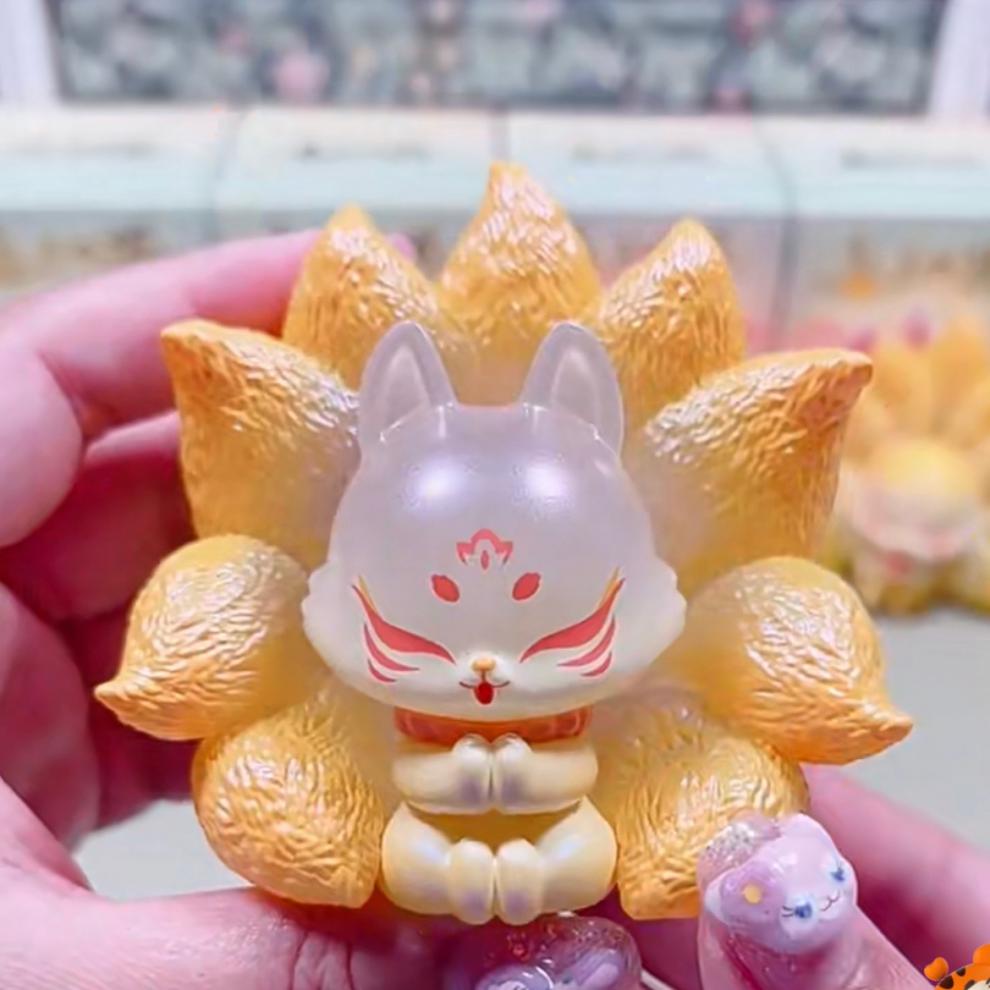 上古九狐祥瑞版盲盒上古九狐寻找祥瑞天狐修仙篇系列第二代 弹盲盒