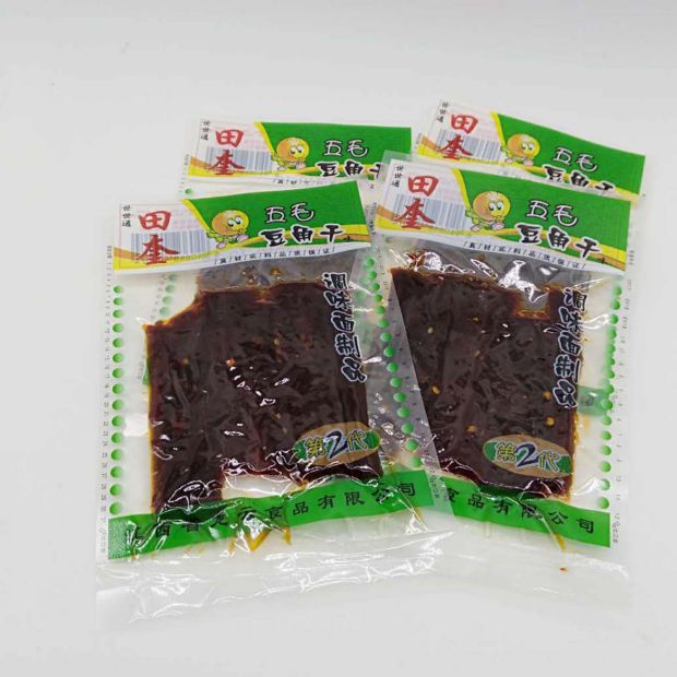 江西特产田奎五毛豆角干味儿时怀旧小辣条面筋23克独立小包装 田奎