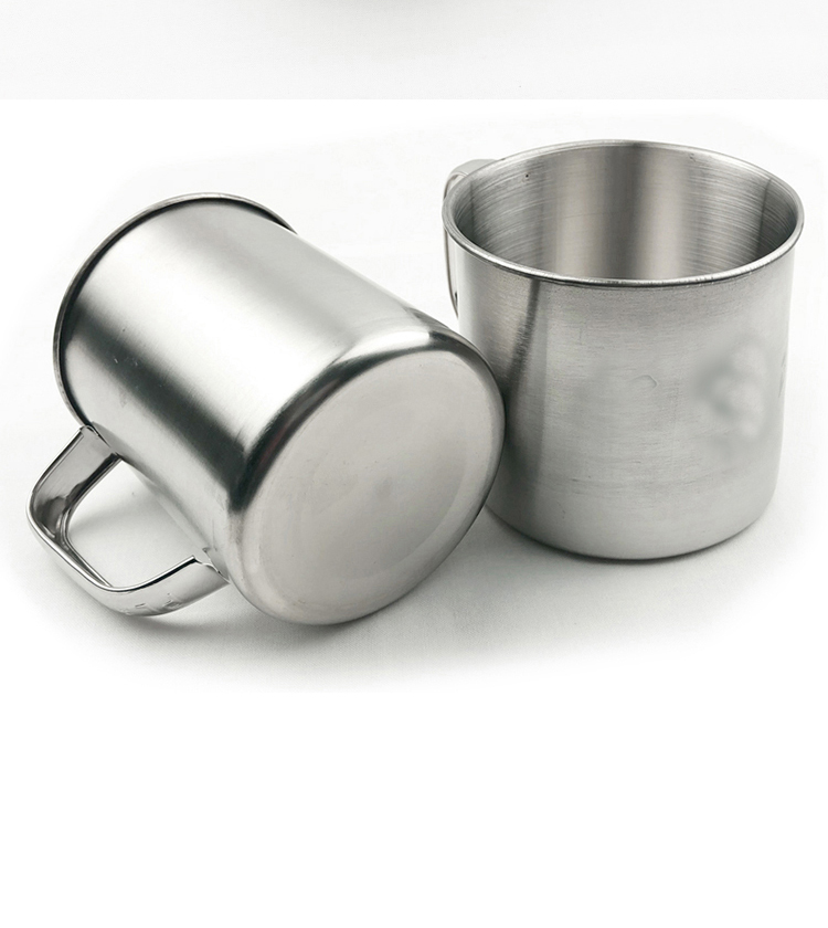 冰皓不锈钢漱口杯04口杯不锈钢漱口杯户外学生单位内务洗漱杯新式防摔