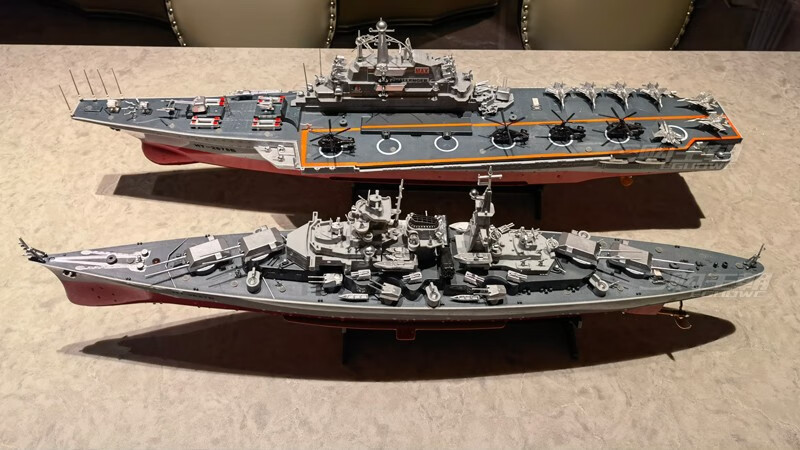 超大遥控航空母舰 军舰 战舰 船玩具礼品成品模型玩具摆设收藏 a款e83