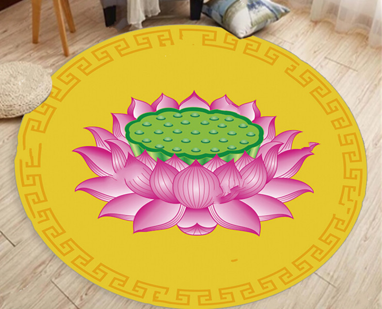 【京选】莲花地毯满铺佛堂寺庙祠堂打坐禅意跪拜子家用寺院佛教可定制