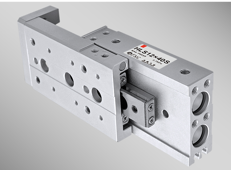 直线带导轨小型气动精密滑轨滑台气缸 mxs/hls/mdx8/12 mxs/hls16-100