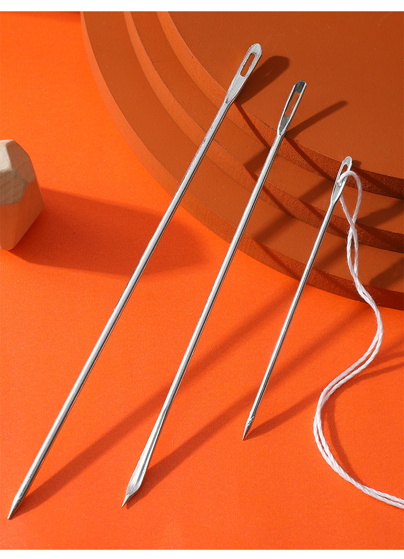 编织袋打包针麻袋缝合针粗针加粗缝包长针加长长大孔七种规格各一根